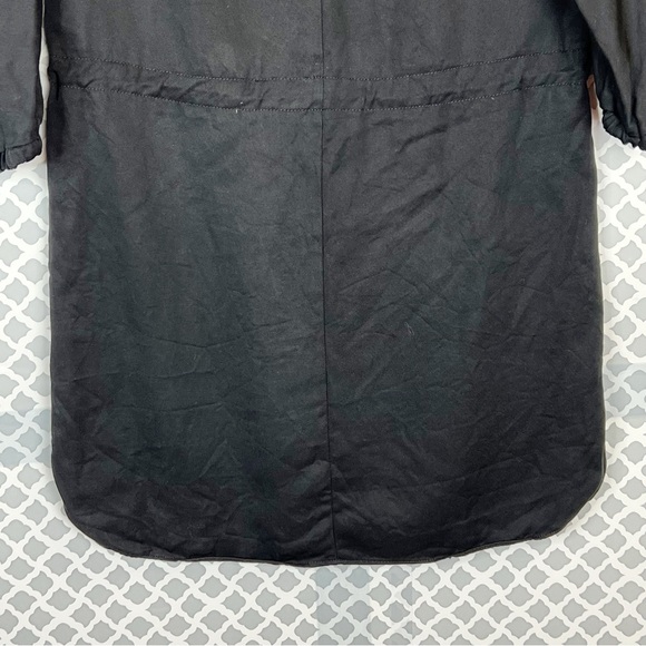 EUC UO Black Adjustable-Waist Tencel Mini Dress - Picture 10 of 11